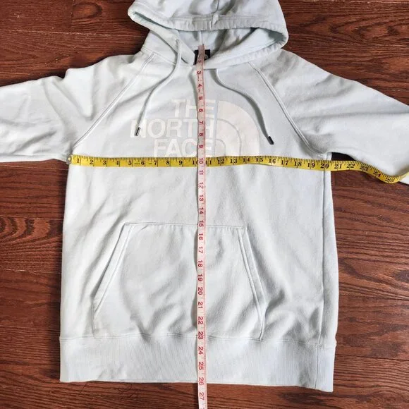 The North Face Women's Light Blue hoodie Size M Casual Warm Hiking Outdoor - Picture 6 of 8